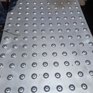 ورق استیل شانه تخم مرغی